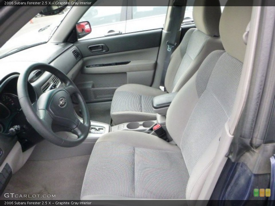 Graphite Gray Interior Front Seat for the 2006 Subaru Forester 2.5 X #89646924