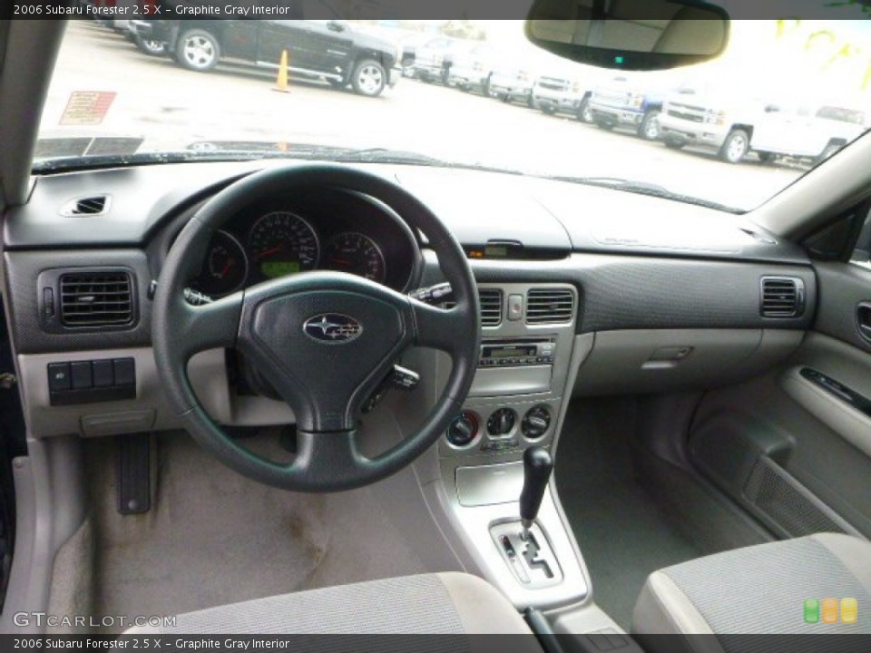 Graphite Gray Interior Dashboard for the 2006 Subaru Forester 2.5 X #89646969