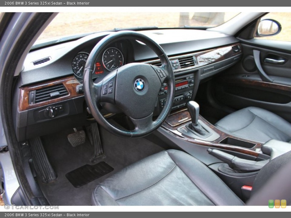 Black 2006 BMW 3 Series Interiors