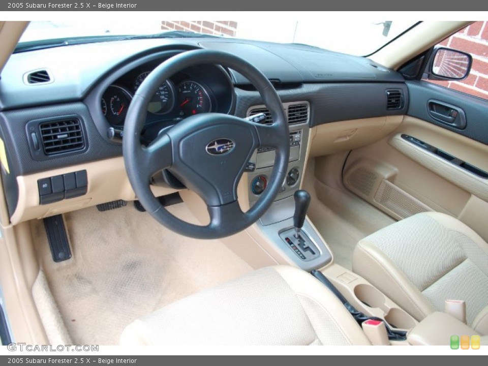 Beige Interior Photo for the 2005 Subaru Forester 2.5 X #89648838