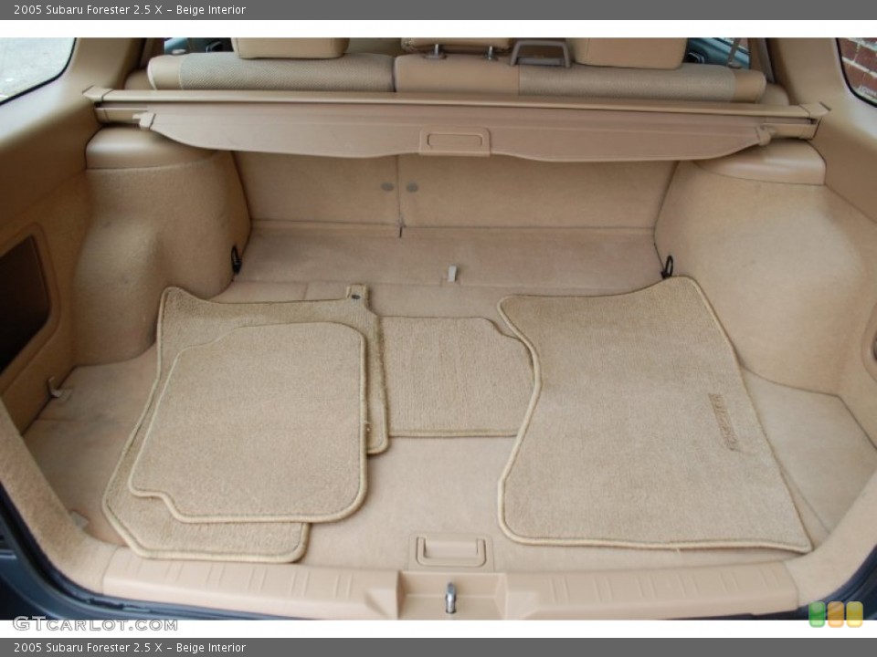 Beige Interior Trunk for the 2005 Subaru Forester 2.5 X #89648916