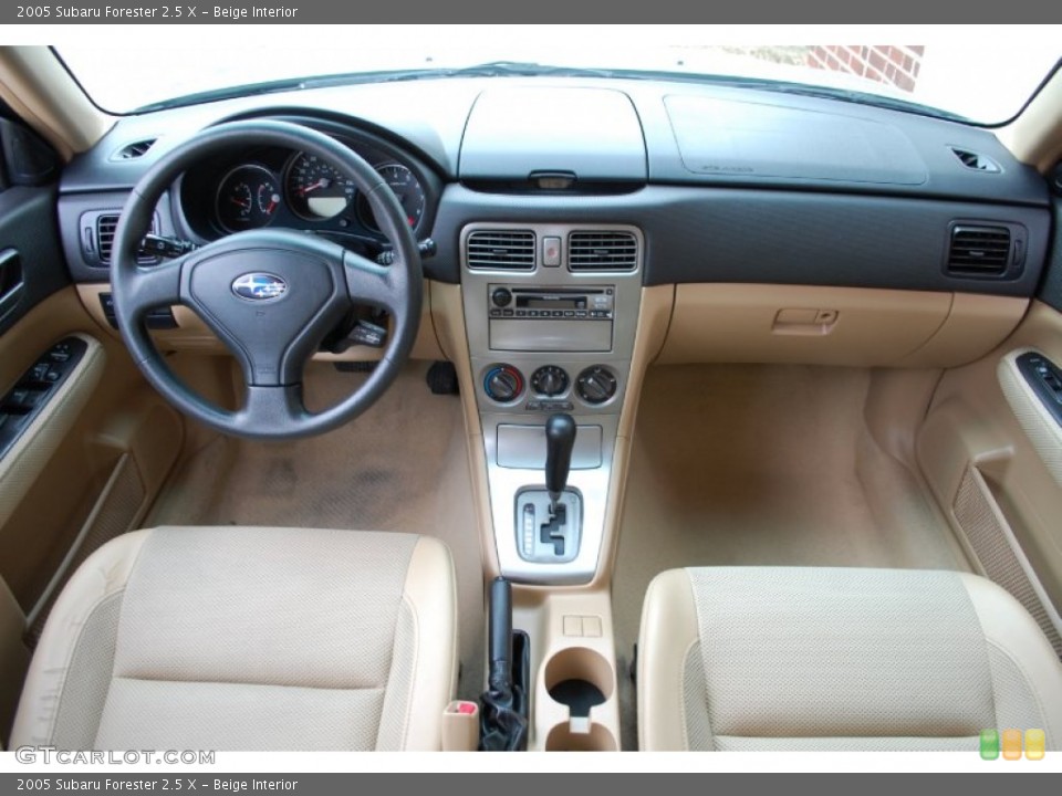 Beige Interior Dashboard for the 2005 Subaru Forester 2.5 X #89650020