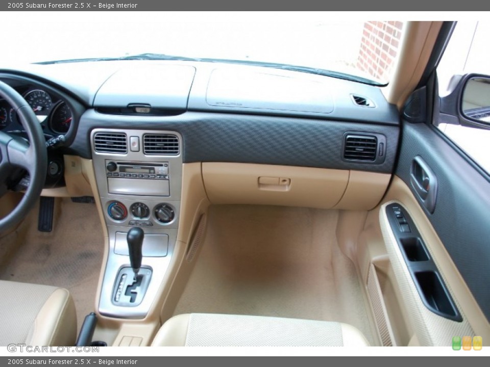 Beige Interior Dashboard for the 2005 Subaru Forester 2.5 X #89650044
