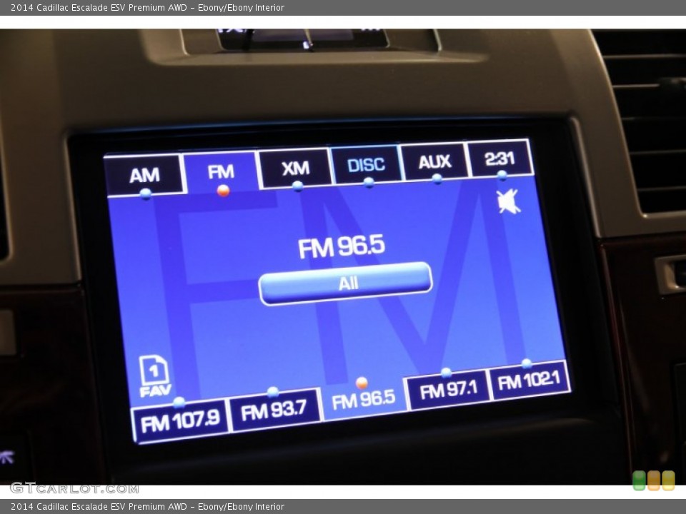 Ebony/Ebony Interior Audio System for the 2014 Cadillac Escalade ESV Premium AWD #89650119