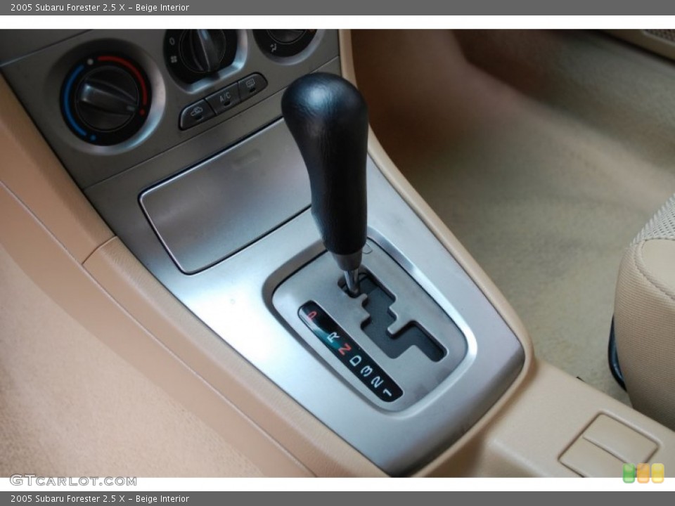 Beige Interior Transmission for the 2005 Subaru Forester 2.5 X #89650128