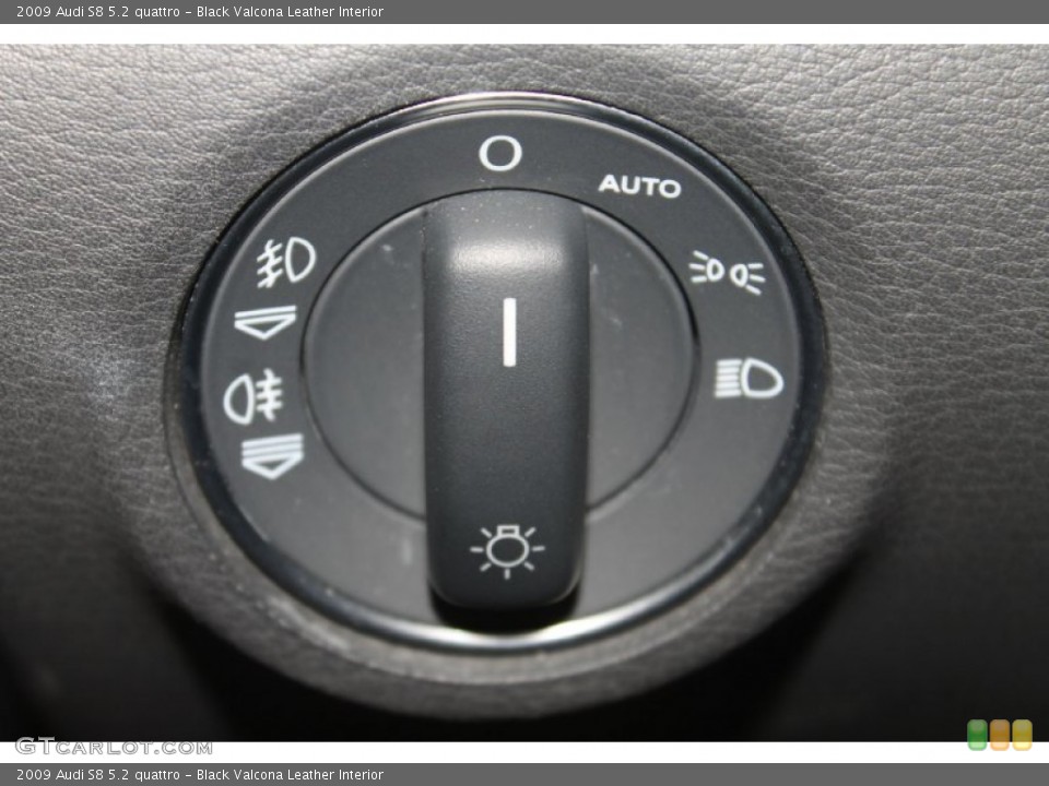 Black Valcona Leather Interior Controls for the 2009 Audi S8 5.2 quattro #89650173