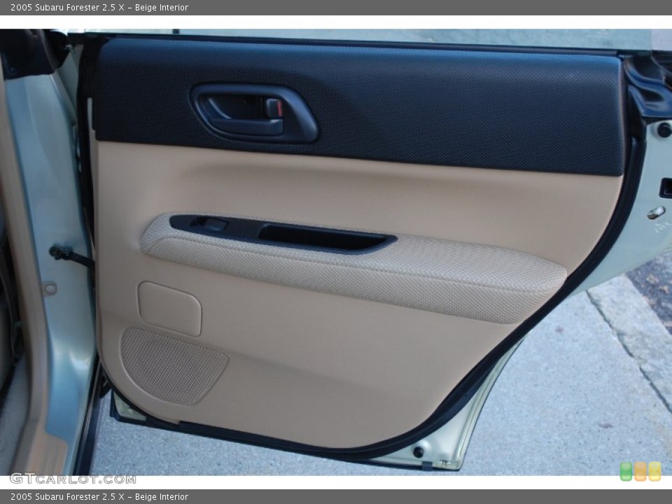 Beige Interior Door Panel for the 2005 Subaru Forester 2.5 X #89650407