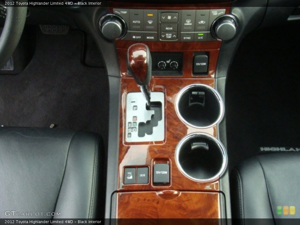 Black Interior Transmission for the 2012 Toyota Highlander Limited 4WD #89655207