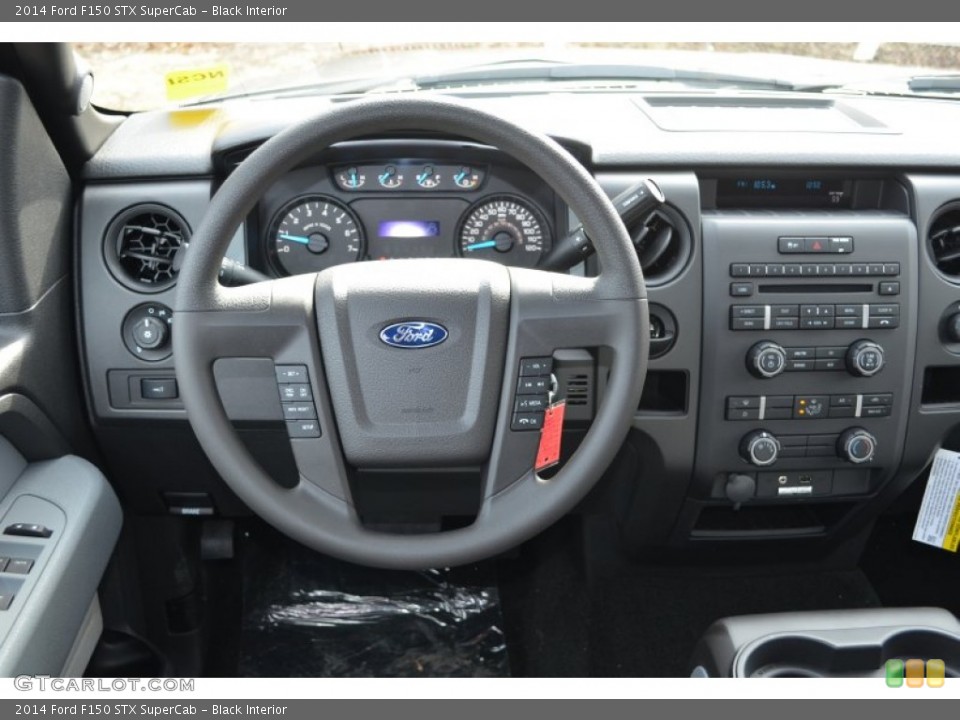 Black Interior Dashboard for the 2014 Ford F150 STX SuperCab #89656842