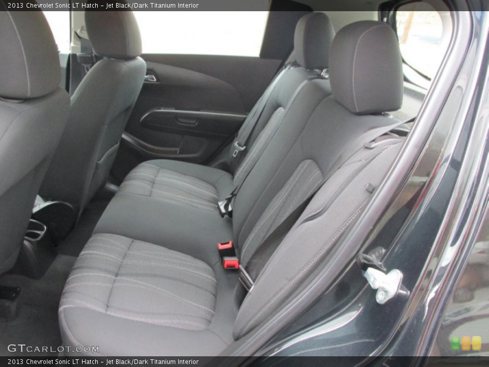 Jet Black/Dark Titanium Interior Rear Seat for the 2013 Chevrolet Sonic LT Hatch #89657193