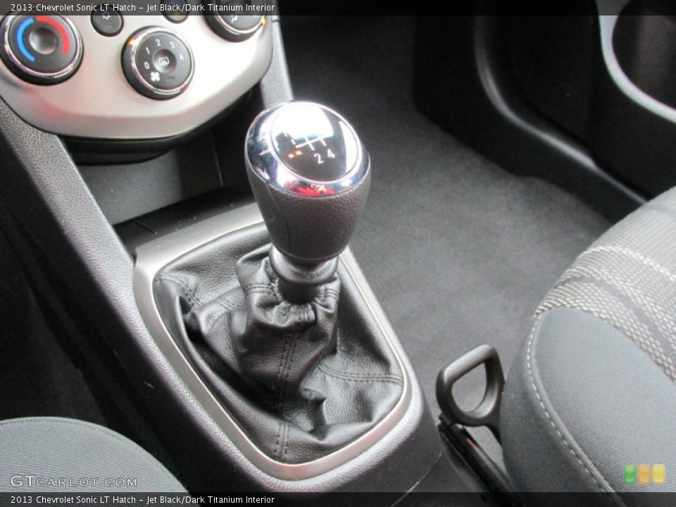 Jet Black/Dark Titanium Interior Transmission for the 2013 Chevrolet Sonic LT Hatch #89657268