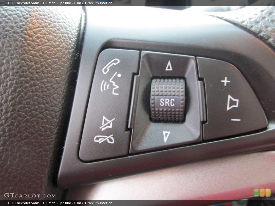 Jet Black/Dark Titanium Interior Controls for the 2013 Chevrolet Sonic LT Hatch #89657343