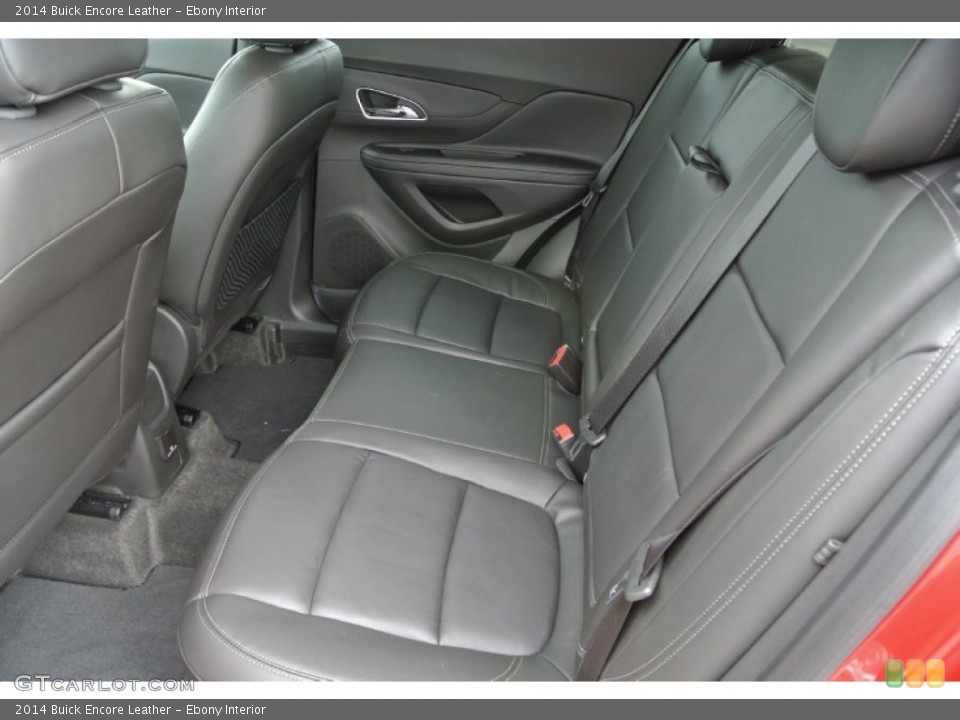 Ebony Interior Rear Seat for the 2014 Buick Encore Leather #89657757