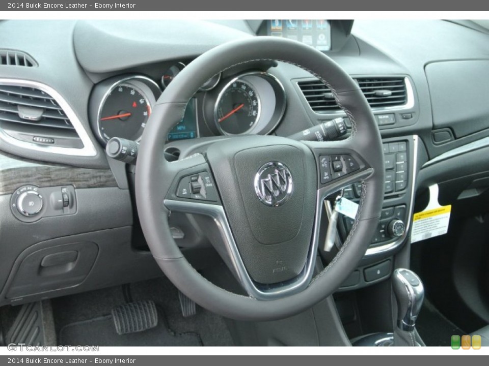 Ebony Interior Steering Wheel for the 2014 Buick Encore Leather #89657901
