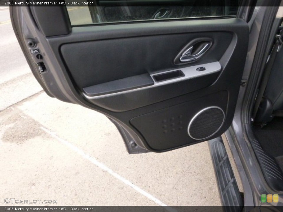Black Interior Door Panel for the 2005 Mercury Mariner Premier 4WD #89658036