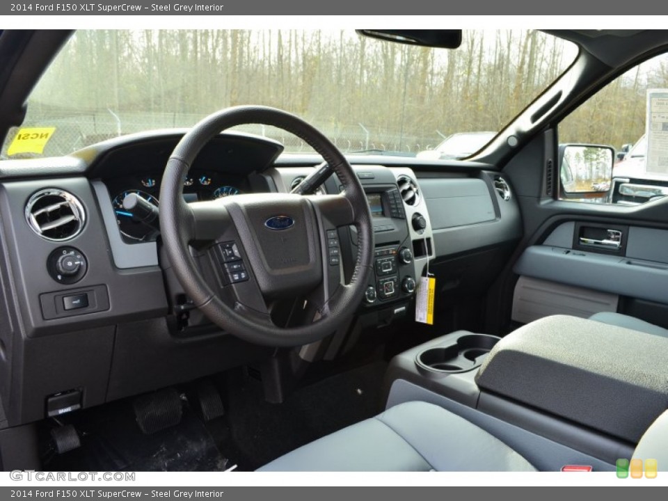 Steel Grey Interior Prime Interior for the 2014 Ford F150 XLT SuperCrew #89658513