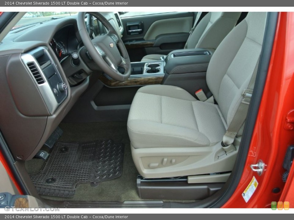 Cocoa/Dune Interior Front Seat for the 2014 Chevrolet Silverado 1500 LT Double Cab #89660763