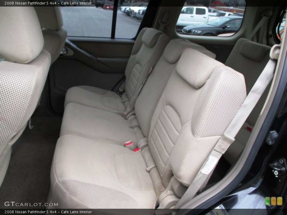 Cafe Latte Interior Rear Seat for the 2008 Nissan Pathfinder S 4x4 #89662422