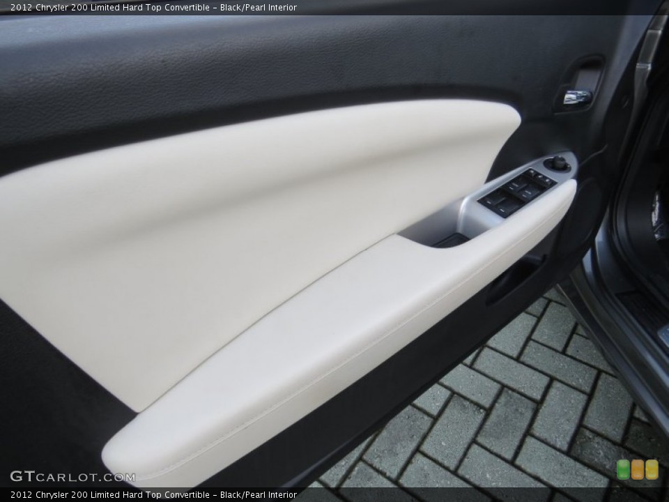 Black/Pearl Interior Door Panel for the 2012 Chrysler 200 Limited Hard Top Convertible #89663751