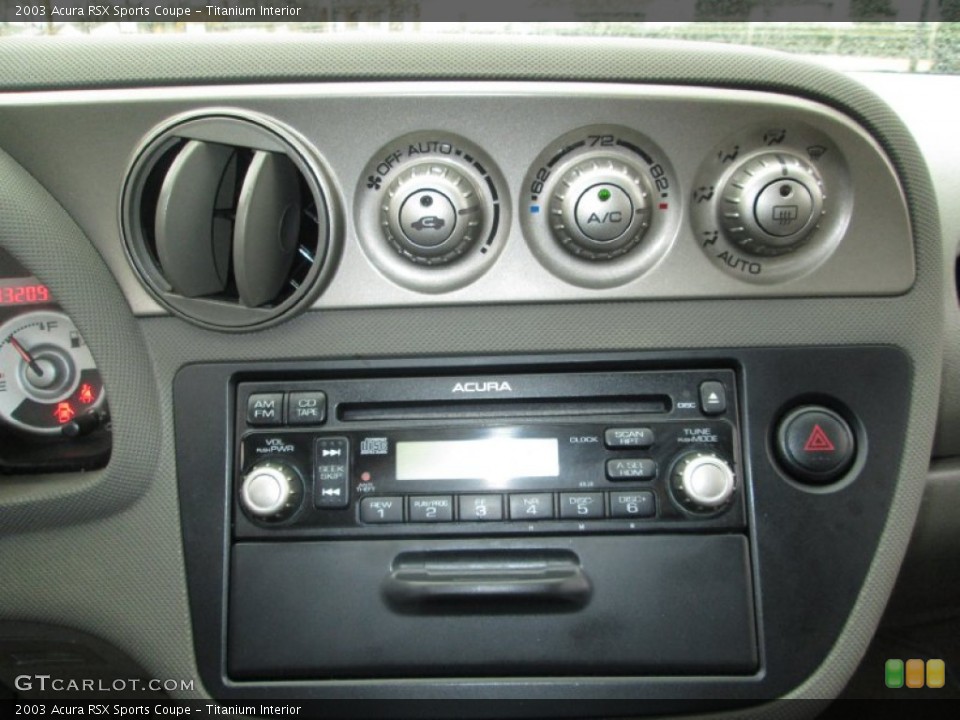 Titanium Interior Controls for the 2003 Acura RSX Sports Coupe #89665093