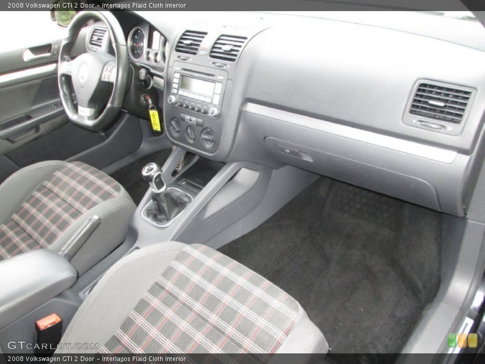 Interlagos Plaid Cloth Interior Dashboard for the 2008 Volkswagen GTI 2 Door #89665785