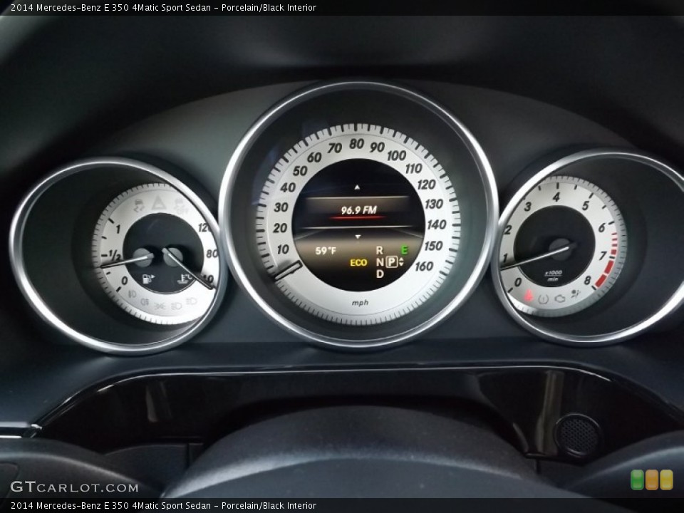Porcelain/Black Interior Gauges for the 2014 Mercedes-Benz E 350 4Matic Sport Sedan #89665815