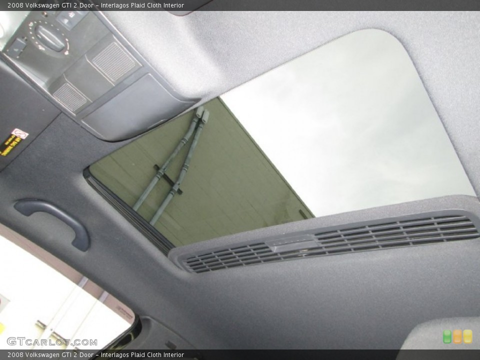 Interlagos Plaid Cloth Interior Sunroof for the 2008 Volkswagen GTI 2 Door #89665857