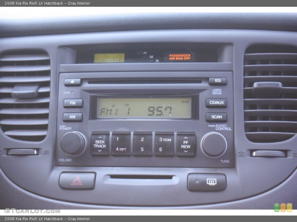 Gray Interior Audio System for the 2008 Kia Rio Rio5 LX Hatchback #89665959