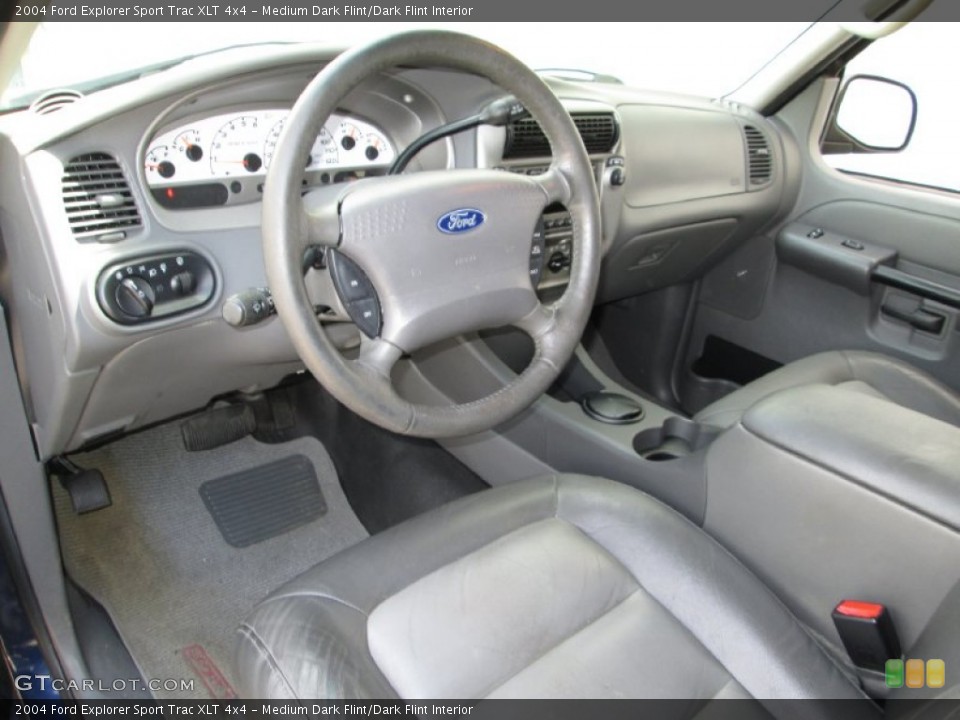 Medium Dark Flint/Dark Flint Interior Prime Interior for the 2004 Ford Explorer Sport Trac XLT 4x4 #89666703