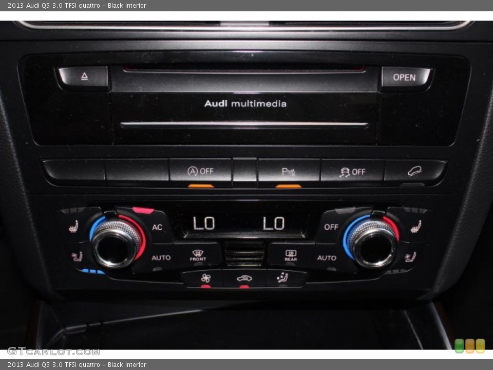 Black Interior Controls for the 2013 Audi Q5 3.0 TFSI quattro #89666919