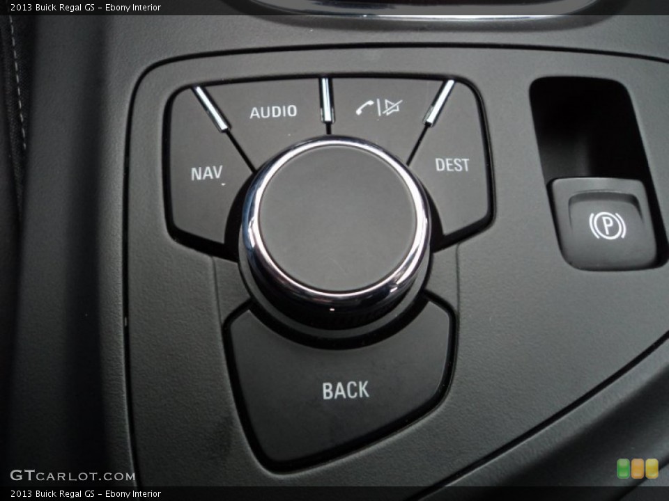 Ebony Interior Controls for the 2013 Buick Regal GS #89667144