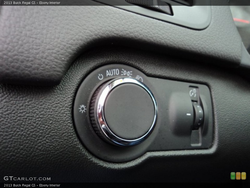 Ebony Interior Controls for the 2013 Buick Regal GS #89667393