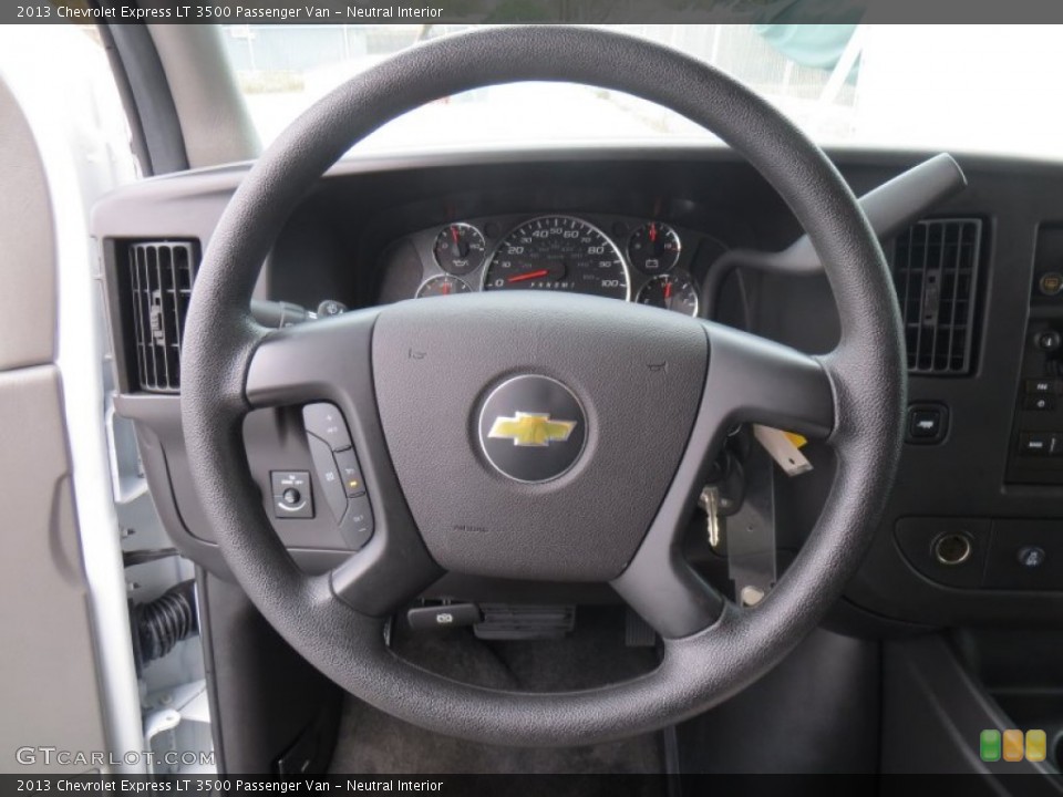 Neutral Interior Steering Wheel for the 2013 Chevrolet Express LT 3500 Passenger Van #89667945
