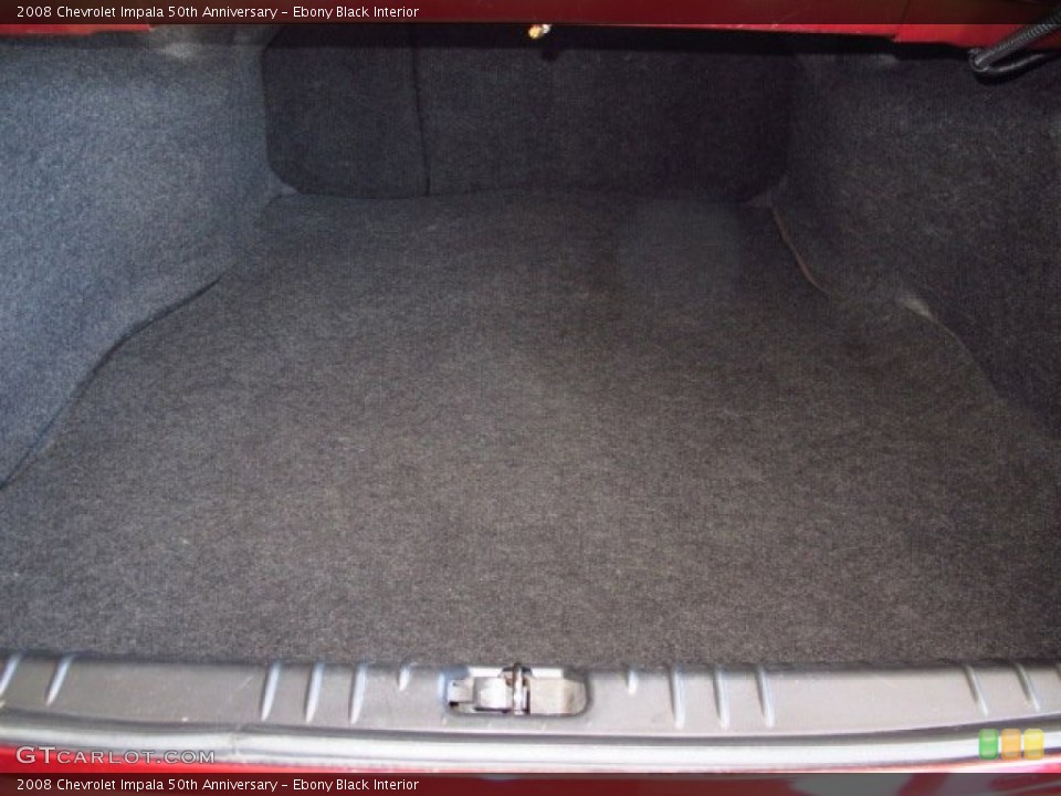 Ebony Black Interior Trunk for the 2008 Chevrolet Impala 50th Anniversary #89668656