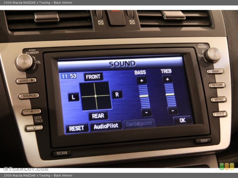 Black Interior Controls for the 2009 Mazda MAZDA6 s Touring #89669662