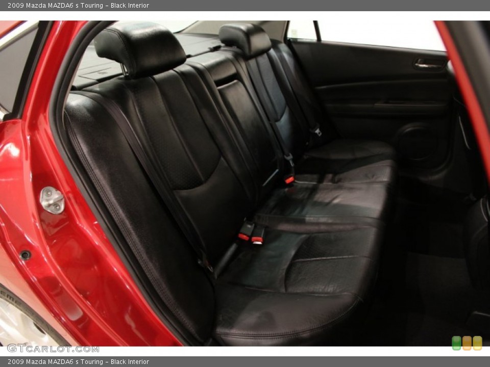 Black Interior Rear Seat for the 2009 Mazda MAZDA6 s Touring #89669784