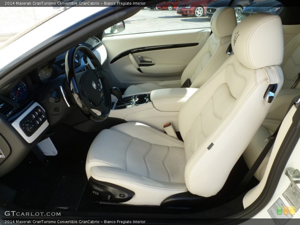 Bianco Pregiato Interior Photo for the 2014 Maserati GranTurismo Convertible GranCabrio #89670852