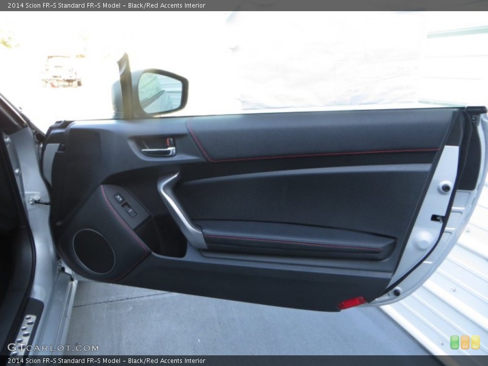 Black/Red Accents Interior Door Panel for the 2014 Scion FR-S  #89671071