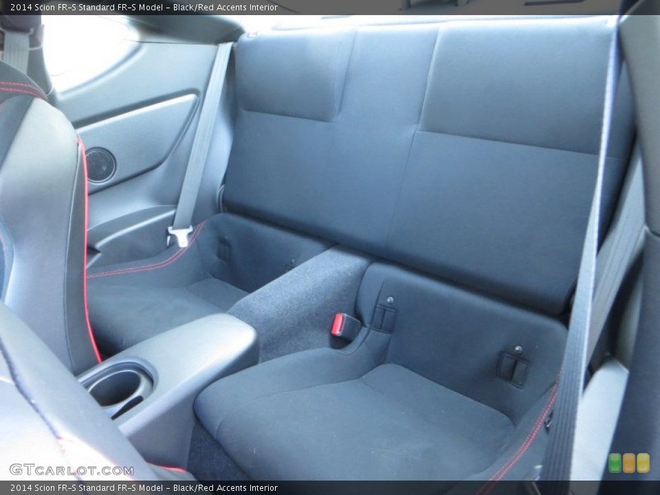 Black/Red Accents Interior Rear Seat for the 2014 Scion FR-S  #89671143