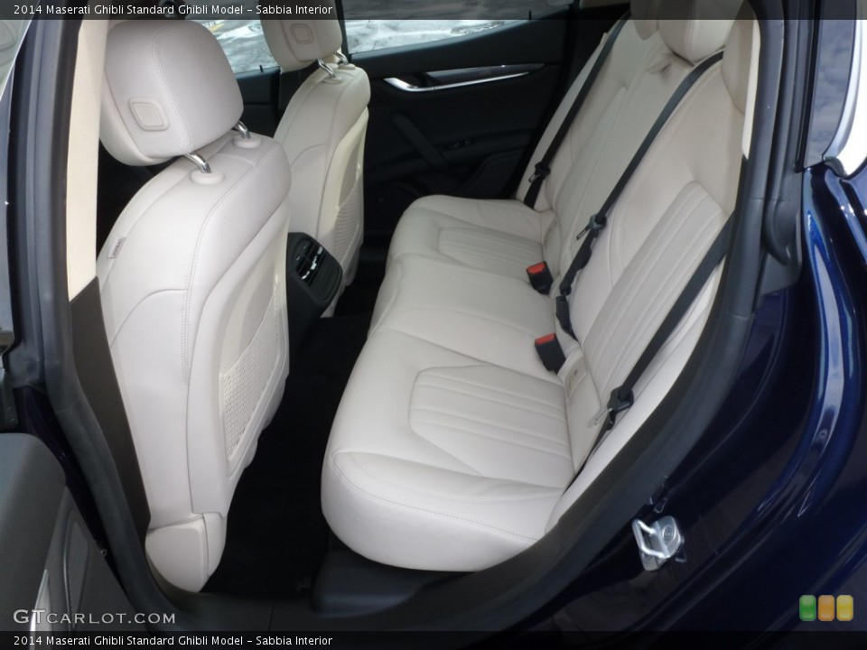Sabbia Interior Rear Seat for the 2014 Maserati Ghibli  #89671557