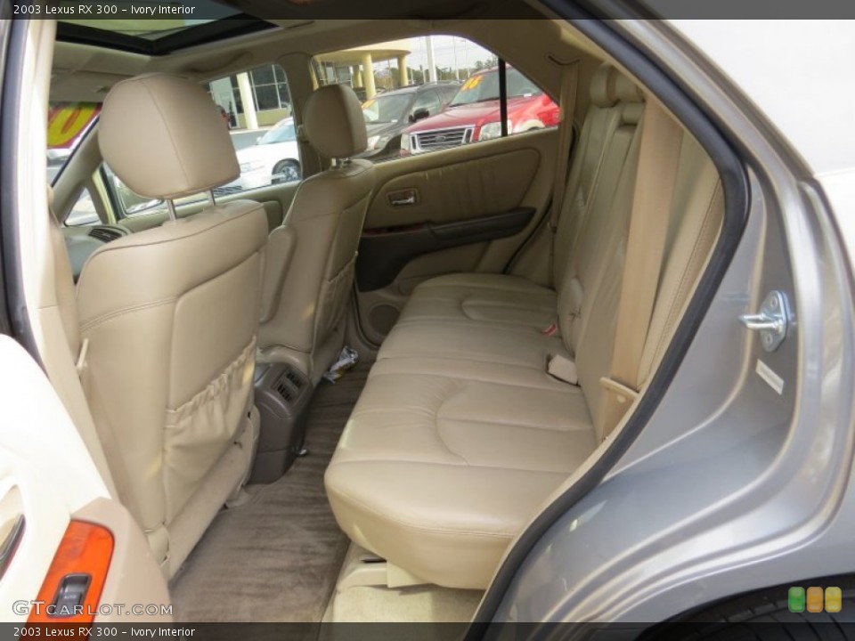 Ivory Interior Rear Seat for the 2003 Lexus RX 300 #89671713
