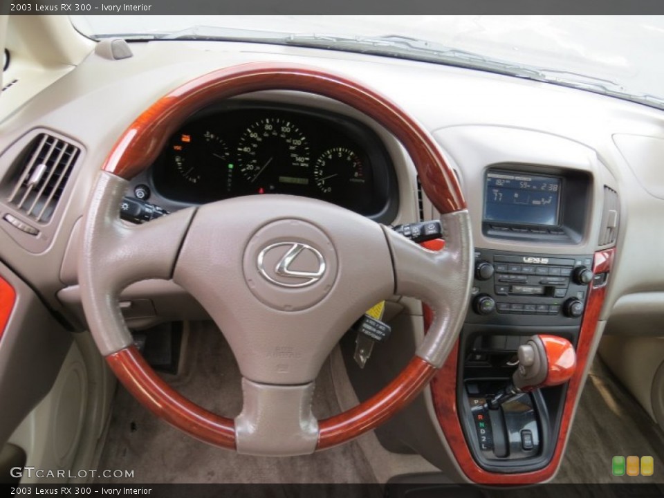 Ivory Interior Steering Wheel for the 2003 Lexus RX 300 #89671722