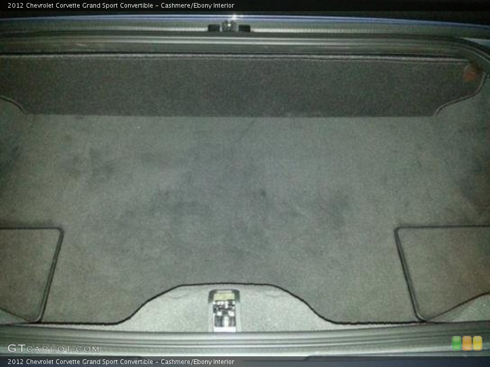 Cashmere/Ebony Interior Trunk for the 2012 Chevrolet Corvette Grand Sport Convertible #89675346