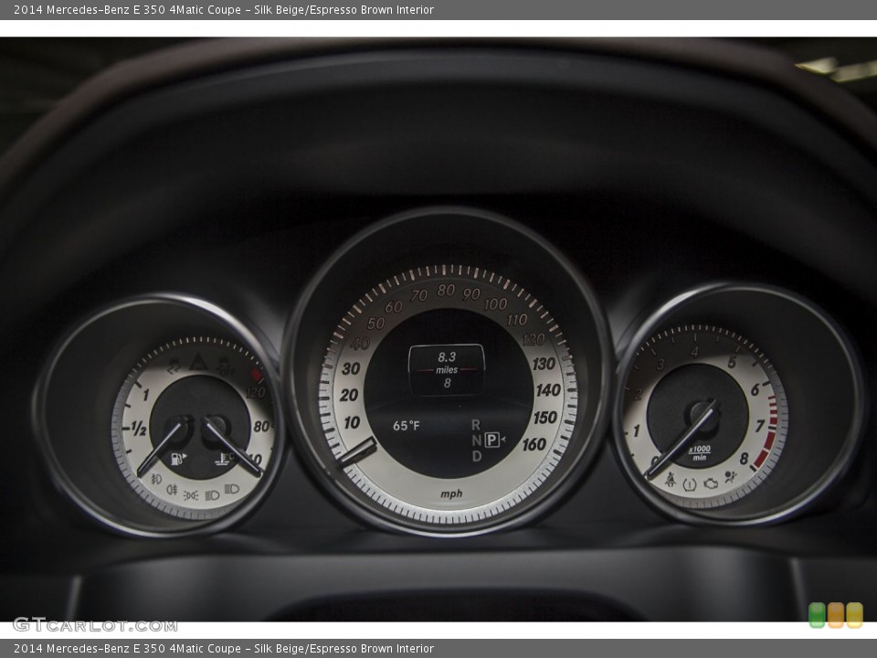 Silk Beige/Espresso Brown Interior Gauges for the 2014 Mercedes-Benz E 350 4Matic Coupe #89677611