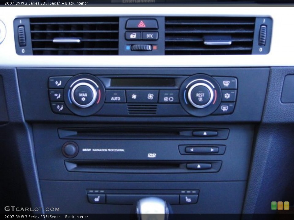 Black Interior Controls for the 2007 BMW 3 Series 335i Sedan #89679996