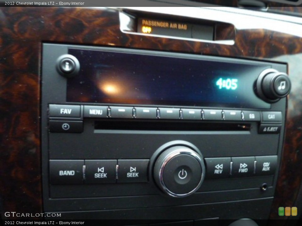 Ebony Interior Audio System for the 2012 Chevrolet Impala LTZ #89682513