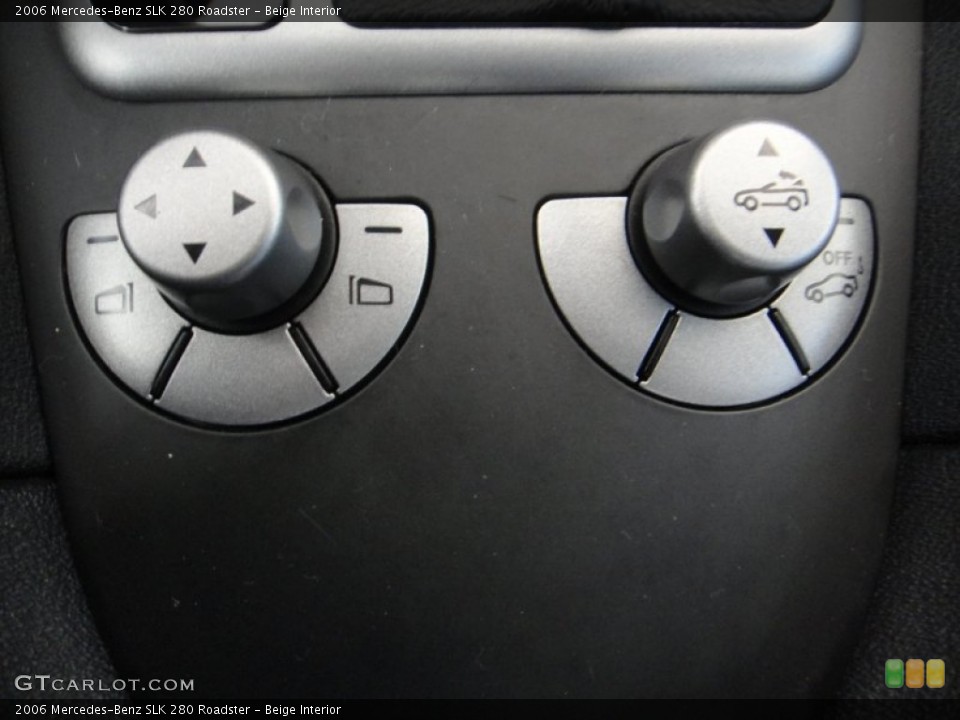 Beige Interior Controls for the 2006 Mercedes-Benz SLK 280 Roadster #89686266