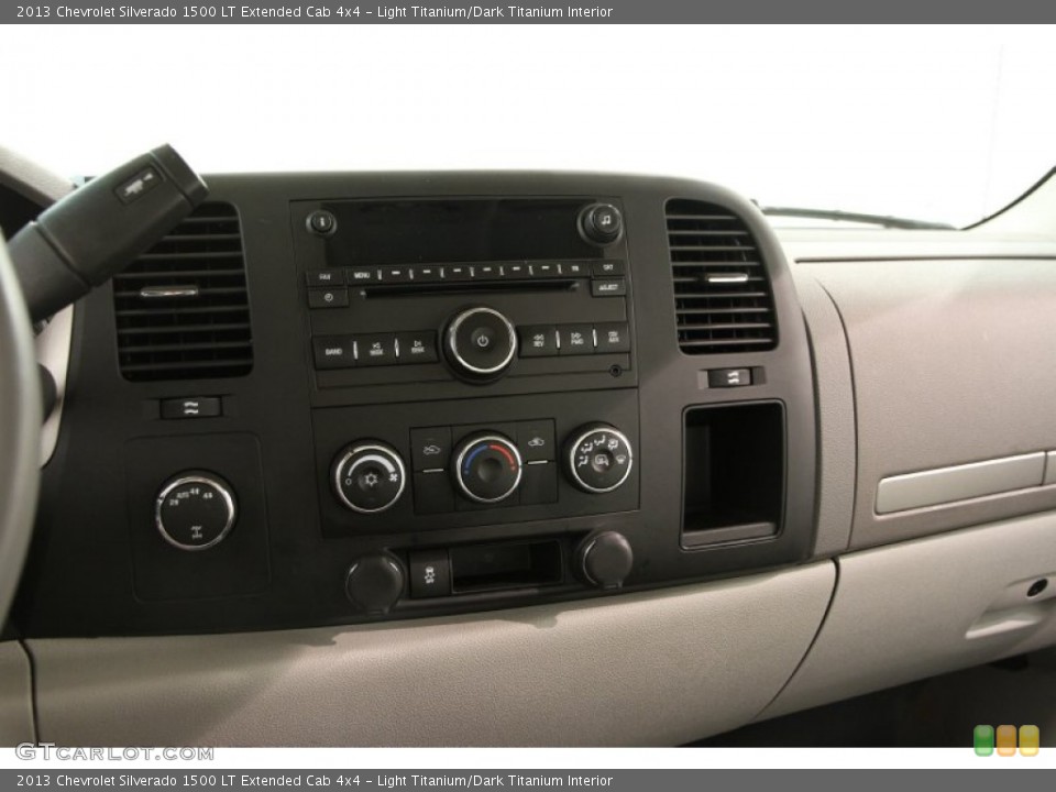 Light Titanium/Dark Titanium Interior Controls for the 2013 Chevrolet Silverado 1500 LT Extended Cab 4x4 #89688777