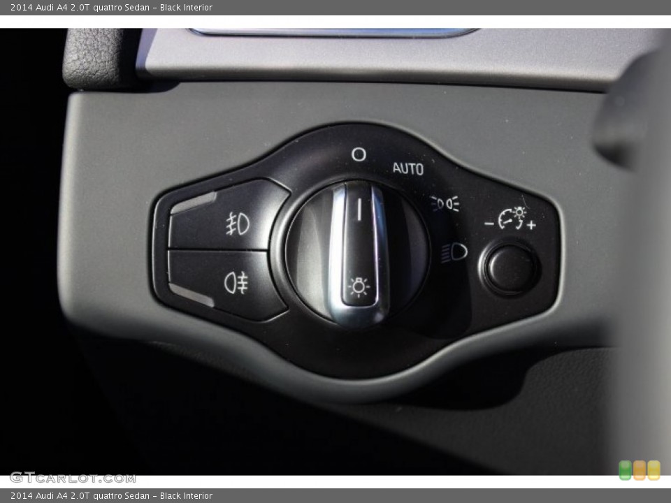 Black Interior Controls for the 2014 Audi A4 2.0T quattro Sedan #89691345