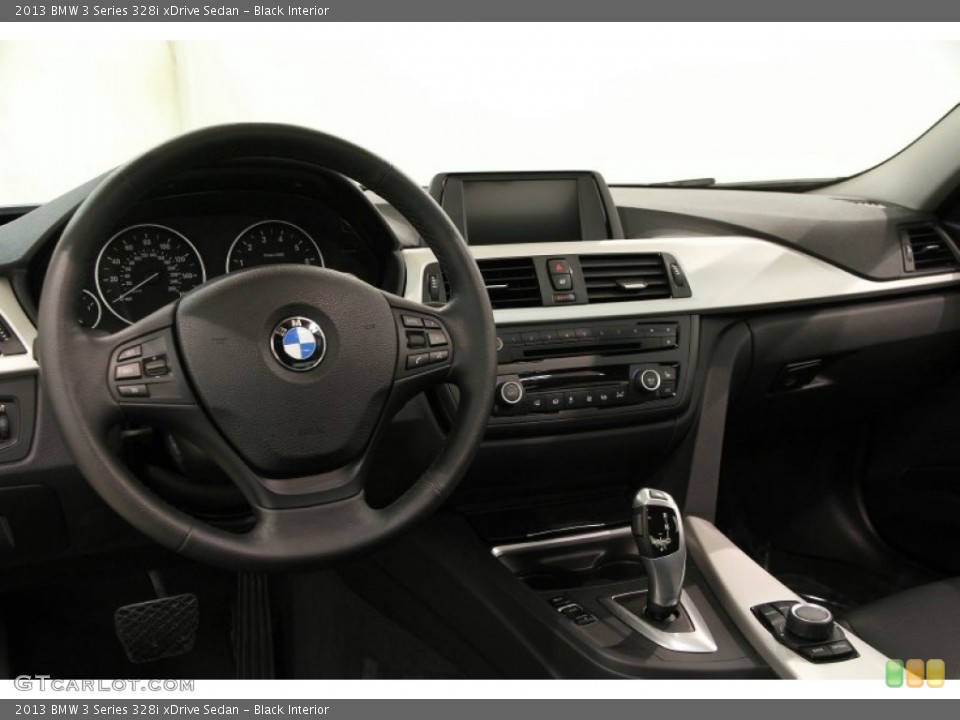 Black Interior Dashboard for the 2013 BMW 3 Series 328i xDrive Sedan #89691894